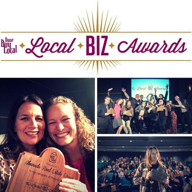 Award winners at the Dane Buy Local Business Awards event 2017!